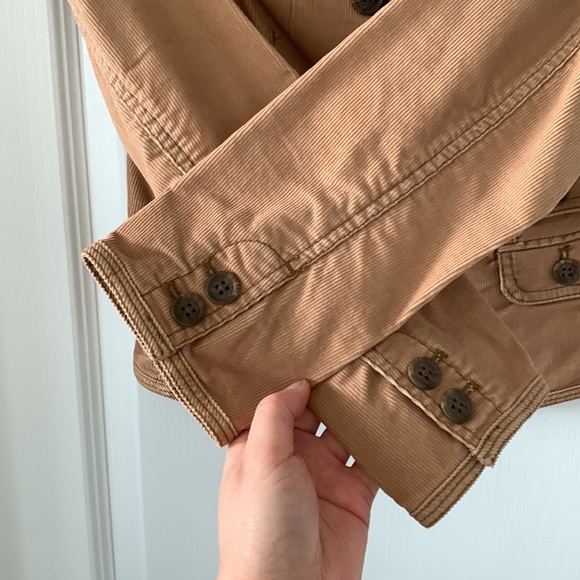 LOFT Camel Corduroy Long Sleeves Jacket Size 2P - Picture 9 of 13